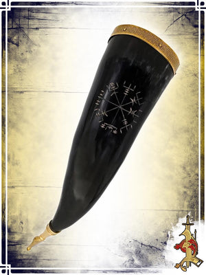 Drinking Horn - Vegvisir Cutlery & Tankards Lord of Battles