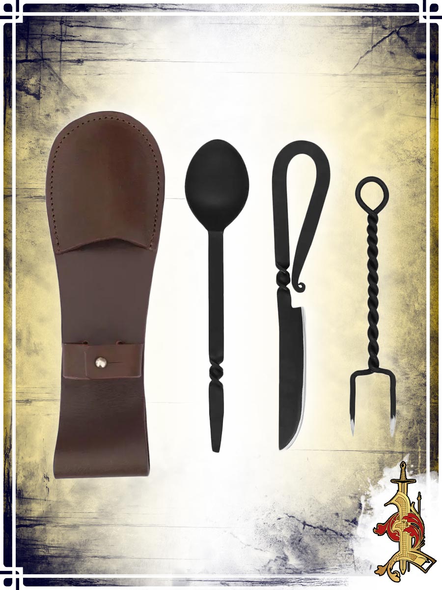 Rustic Hand Forged Stainless Steel Cutlery Set