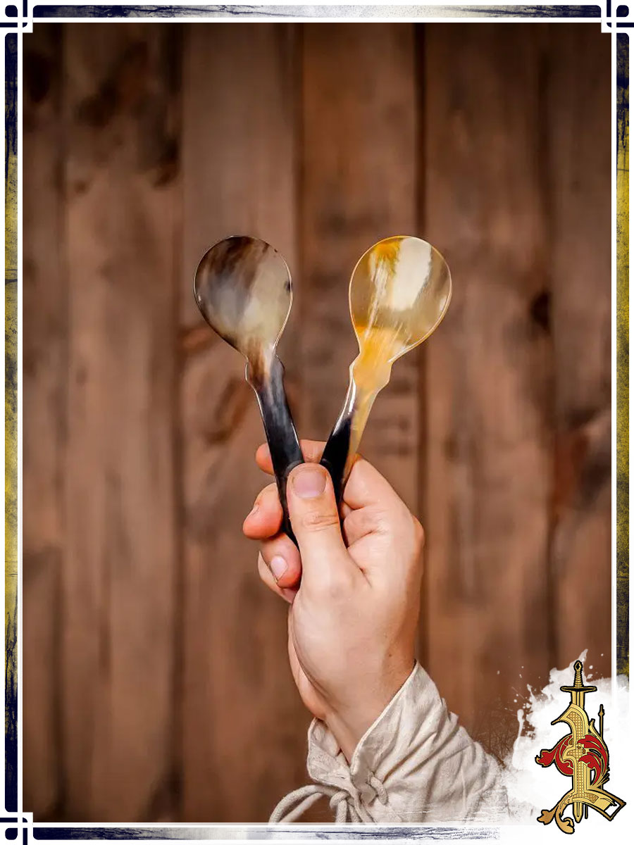 Cow Horn Spoon (x2)