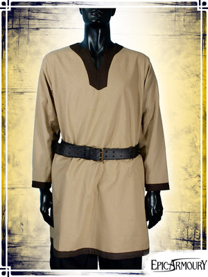 Long Sleeves Tunic Tunics Epic Armoury XSmall Beige|Brown