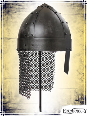 Viking Spagenhelm Plate Helmets Epic Armoury Medium Black