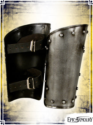 Warrior Bracers Plate Bracers Epic Armoury Medium Black Steel 18ga