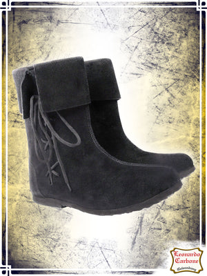 Suede Classic Boots Footwear Leonardo Carbone eu37 us6W us4M Black
