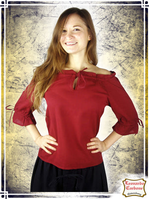 Sandra Blouse Blouses & Tunics Leonardo Carbone Red Small