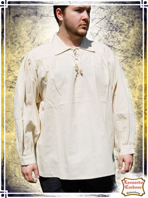 Pirate Shirt Shirts Leonardo Carbone Small Natural