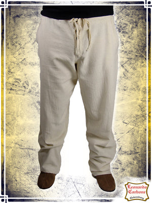 Soft Pants Pants Leonardo Carbone Small Natural