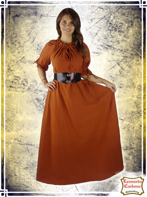 Elisa Dress Dresses Leonardo Carbone XSmall Rust