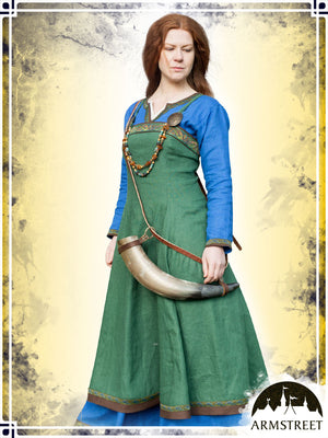Ingrid the Hearthkeeper Apron Surcots & Vests ArmStreet Green|Brown 2 years