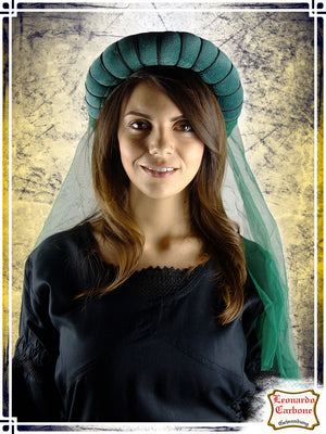 Maiden Chaplet Coifs & Hats Leonardo Carbone Green