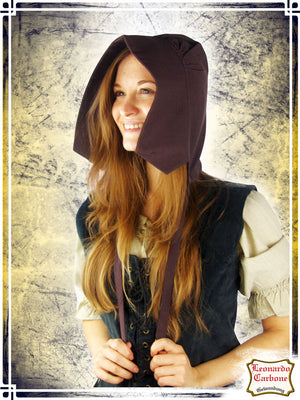 Lady Hat Coifs & Hats Leonardo Carbone Brown
