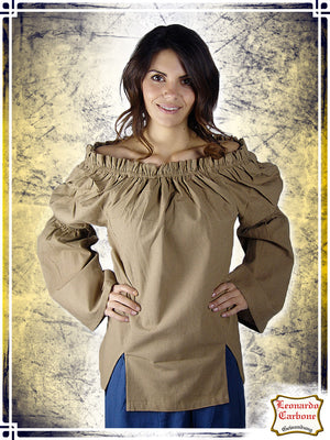 Rania Blouse Blouses & Tunics Leonardo Carbone Large|XLarge Tan