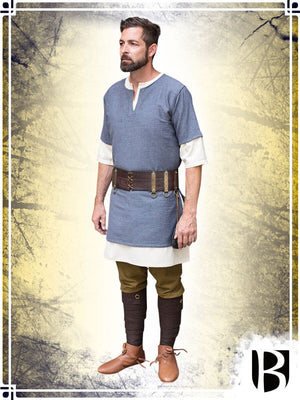Short Sleeves Tunic Aegir Tunics Burgschneider Small Grey