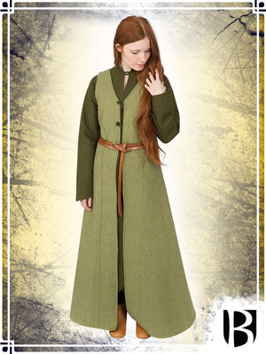 Sleeveless Coat Maiva Surcots & Vests Burgschneider Green Small
