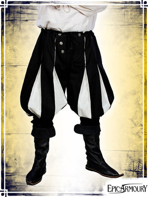 Landsknecht Pants Pants Epic Armoury XLarge Black|White