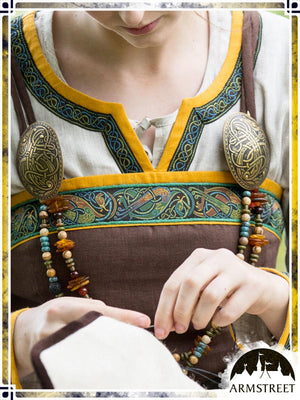 Ingrid the Hearthkeeper Apron Surcots & Vests ArmStreet Brown|Yellow 6 years