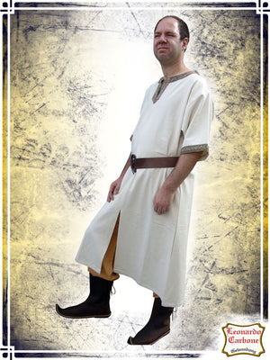 Tunic with Trims Richard Tunics Leonardo Carbone XLarge Natural
