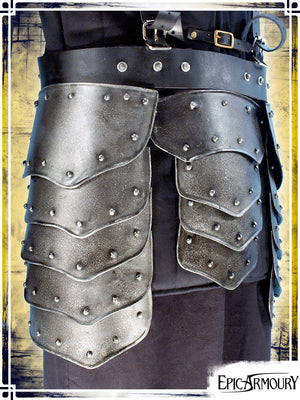 Warrior Tasset Tassets Epic Armoury Small|Medium Black