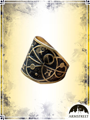 The Alchemist's Daughter Ring for Manuscripts Jewelry ArmStreet Brass