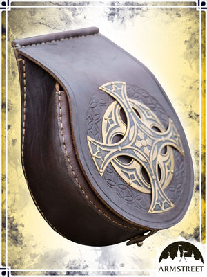 Romanesque Pouch Pouches & Bags ArmStreet Brown|Brass
