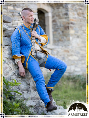 Kingmaker Chausses Gambesons ArmStreet Blue|Yellow Large