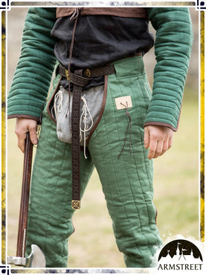 Kingmaker Chausses Gambesons ArmStreet Green|Brown Large