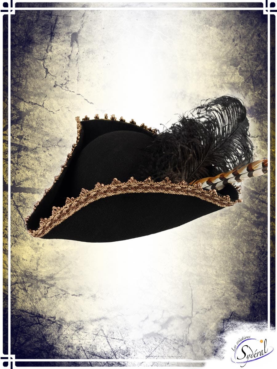 Officer's Tricorn Coifs & Hats Créations Sydéral
