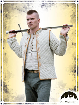 Kingmaker Canvas Gambeson Gambesons ArmStreet Natural Small