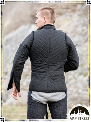 Kingmaker Canvas Gambeson Gambesons ArmStreet Black 2XLarge