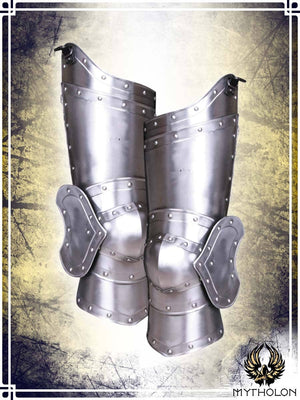 Balthasar Full Legguard - Shinny Thighs & Knees Mytholon