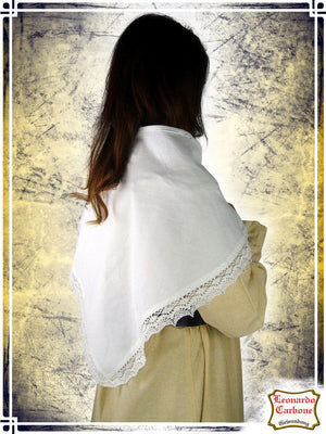 Scarf with lace Clothes Accessories Leonardo Carbone