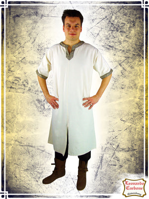 Tunic with Trims Richard Tunics Leonardo Carbone Medium Natural