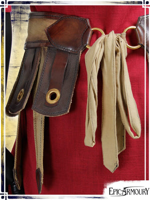 Brown leather roman belt War Skirts Epic Armoury