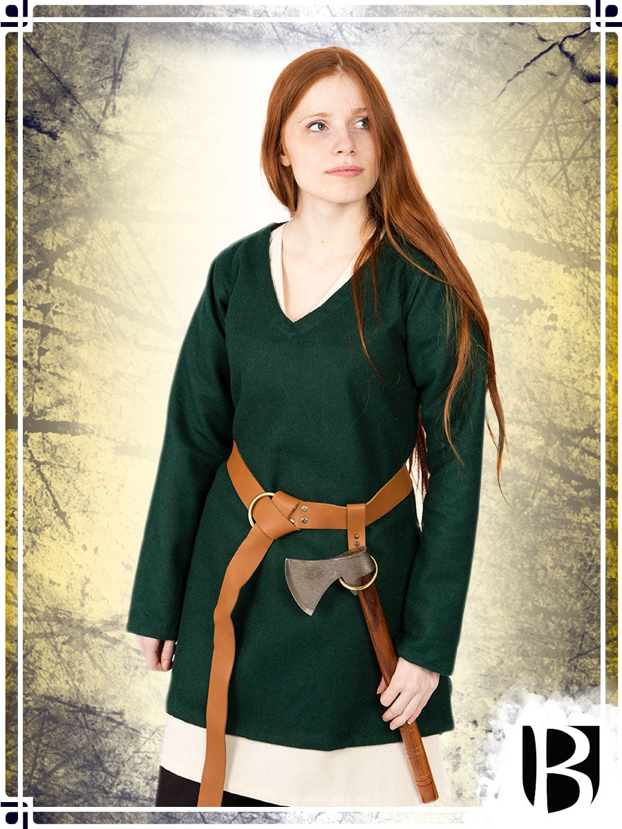 Wool Tunic Hyria Blouses & Tunics Burgschneider Green Small