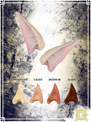 Legend Elf Ears – Unpainted Prosthesis & Ears Aradani Studios