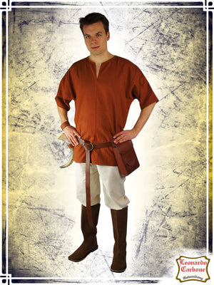Simple Tunic Tunics Leonardo Carbone Medium Rust