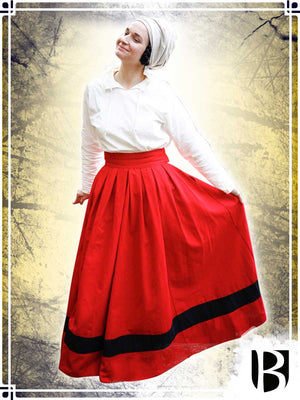 Landsknecht Skirt Flora Skirts & Pants Freyhand Small Red|Black
