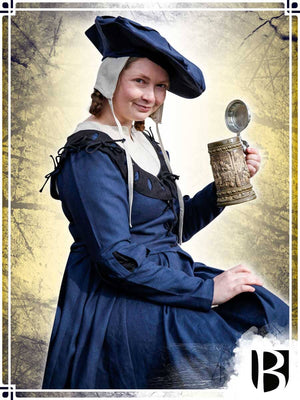 Landsknecht Sleeves Flora - Cuts Surcots & Vests Freyhand Small|Medium Blue|Black