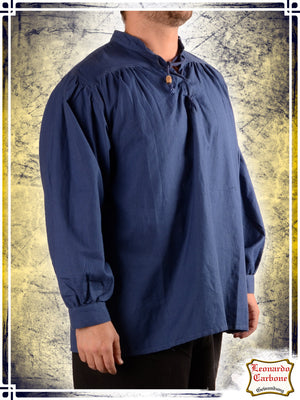 Laced Shirt Shirts Leonardo Carbone Blue Medium