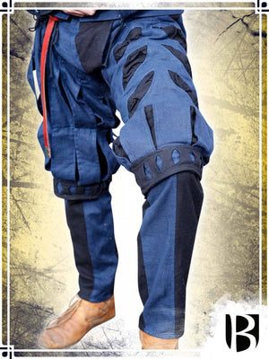Landsknecht Pant Leg Imperialis - Cuts Pants Freyhand Small|Medium Blue|Black