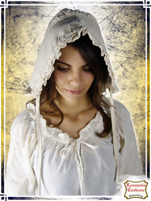 Bonnet with frill Coifs & Hats Leonardo Carbone