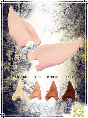 Dusk Elf Ears – Unpainted Prosthesis & Ears Aradani Studios
