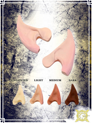 High Elf Ears – Unpainted Prosthesis & Ears Aradani Studios