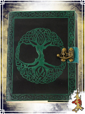 Bound Journal with Yggdrasil – Green/Black Spellbooks Lord of Battles