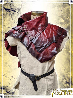 Hunter's High Collar Hoods Les Artisans d'Azure Red