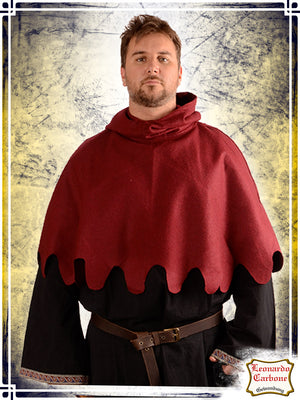 Wool Hood Hoods Leonardo Carbone Red