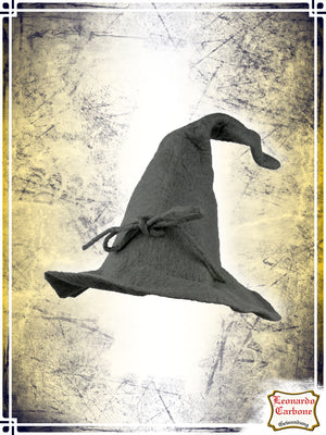 Wizard Hat Coifs & Hats Leonardo Carbone Grey