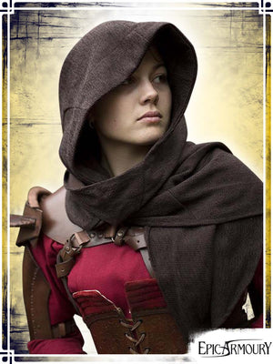 Altair Hooded Cowl Hoods Epic Armoury Brown