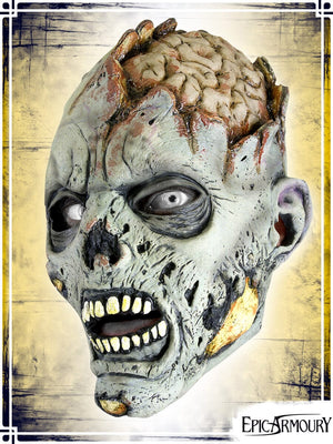 Open Brain Zombie Mask (Medium) Latex Masks Epic Armoury
