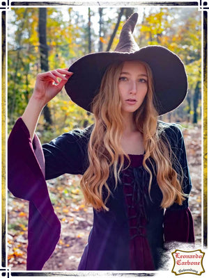 Witch Hat Coifs & Hats Leonardo Carbone Brown