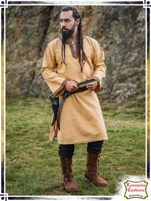Tunic Long Sleeves with Trims Halvor Tunics Leonardo Carbone